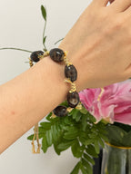 Handwoven Agate Bead Bracelet