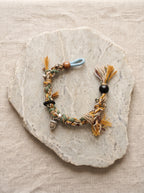 Boho Handwoven Charm Bracelet