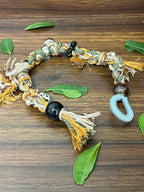Boho Handwoven Charm Bracelet