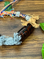 Agate Tassel Handwoven Bracelet