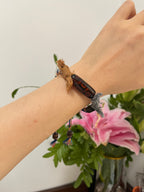 Agate Tassel Handwoven Bracelet