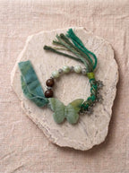 Wasteland Woven Butterfly Xiuyu Jade Bracelet