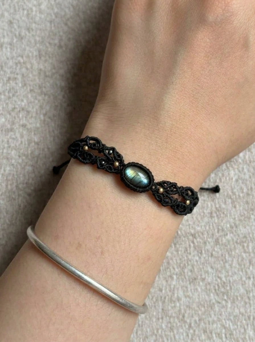 Wasteland Woven Schmetterling Xiuyu Jade Armband