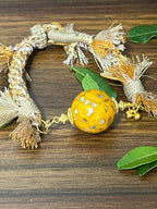 Lacquer Bead Handwoven Bracelet