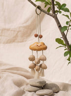 Happy Cloud Carved Fruit Shell Rattle