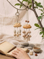 Happy Cloud Carved Fruit Shell Rattle