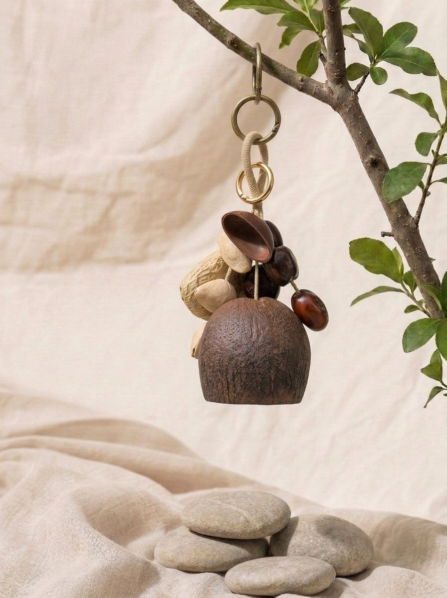 Natural Nut  Fruit Shell Rattle Shaker