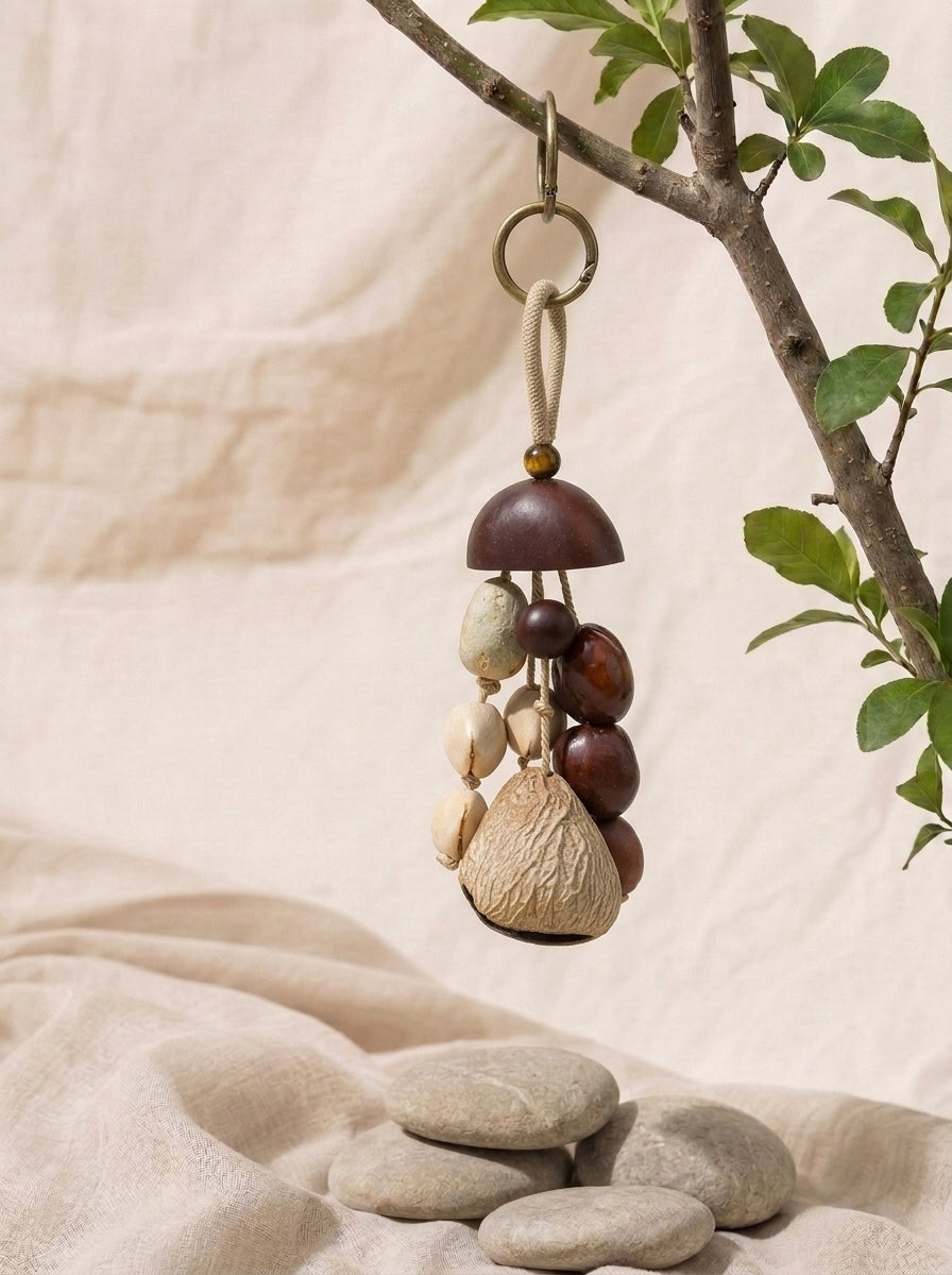 Natural Nut  Fruit Shell Rattle Shaker
