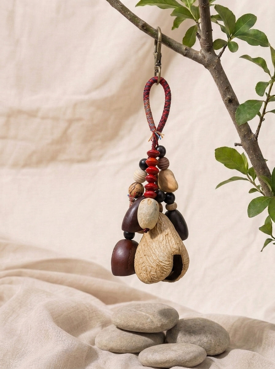Natural Nut  Fruit Shell Rattle Shaker