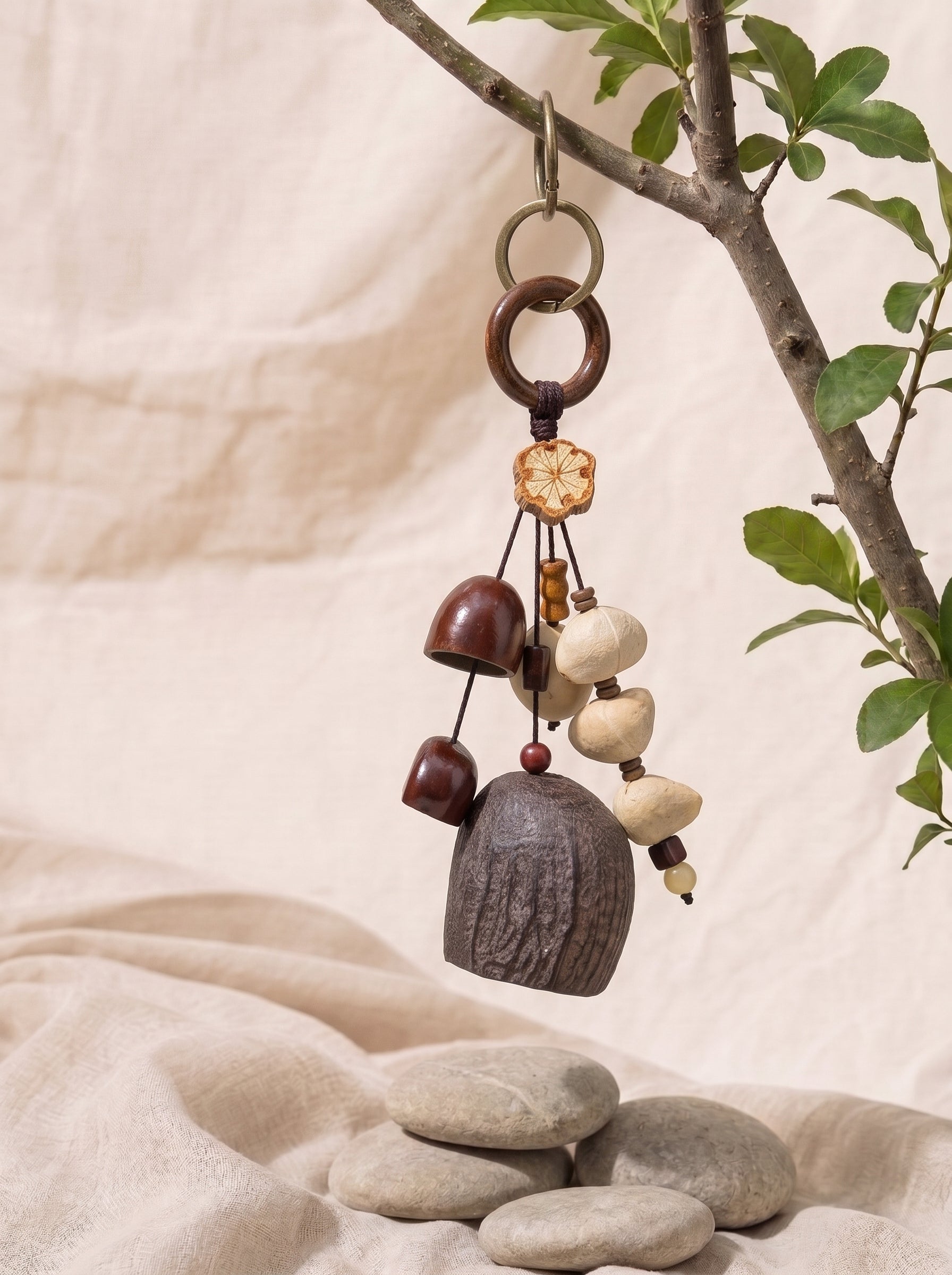Natural Nut  Fruit Shell Rattle Shaker