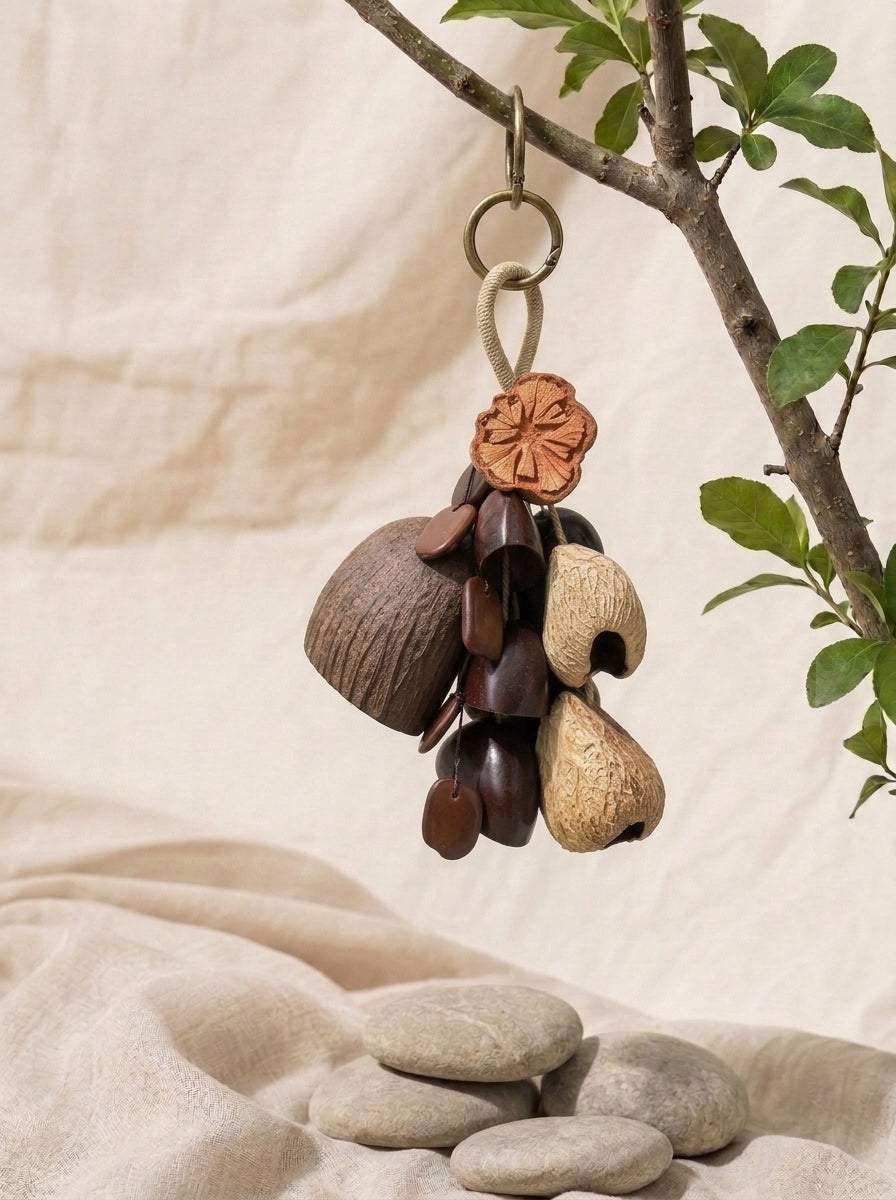 Natural Nut  Fruit Shell Rattle Shaker