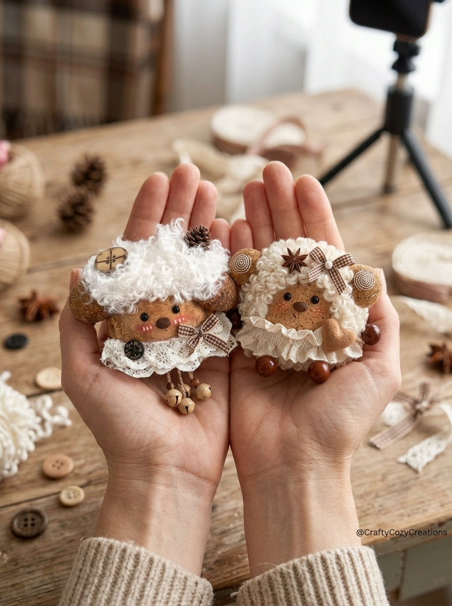 Little Lamb Bean Pod Doll