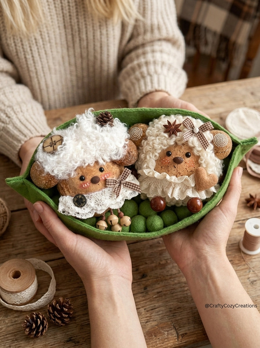 Little Lamb Bean Pod Doll