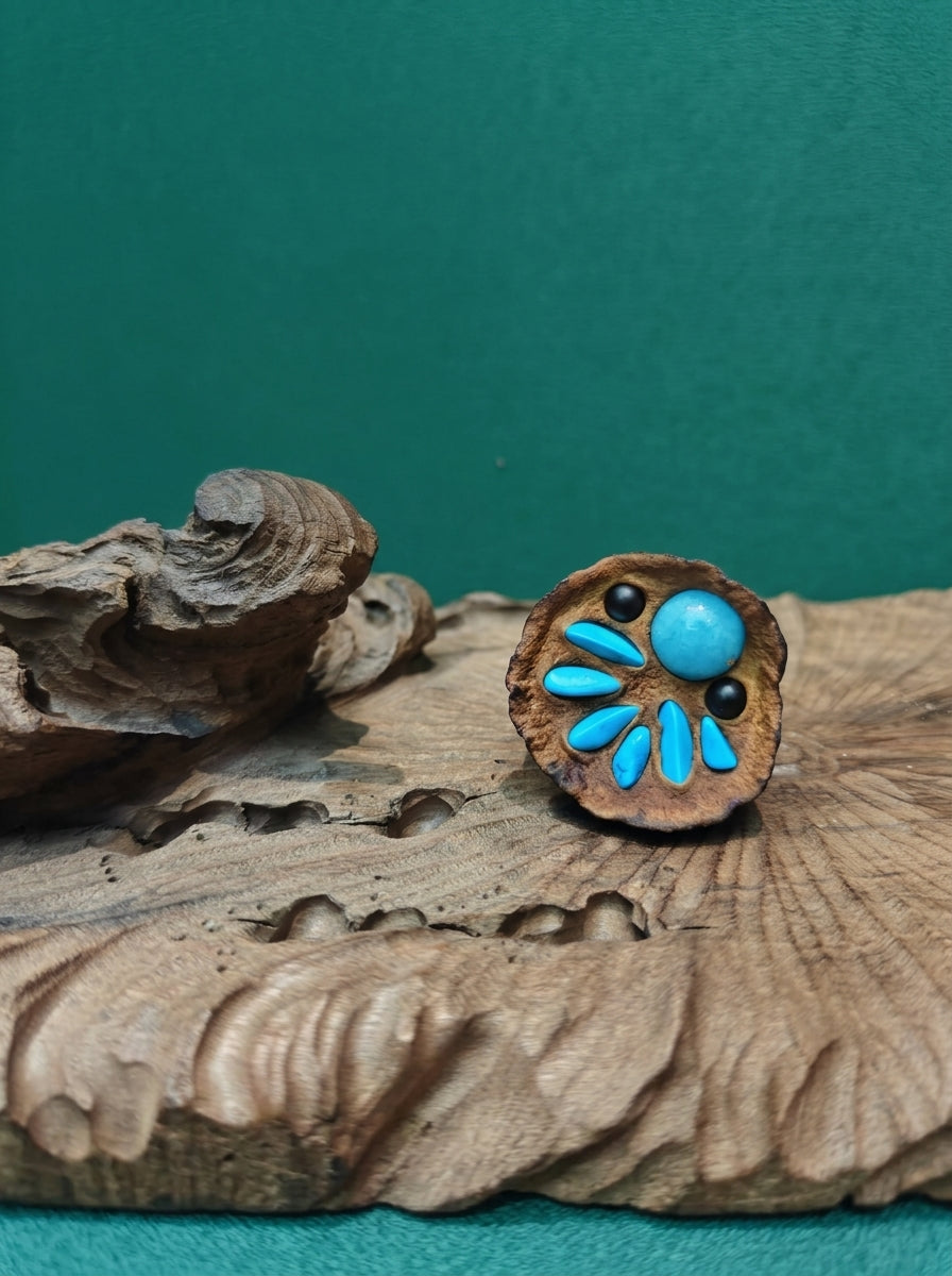 Animal Lotus Pod Stone Flower Décor