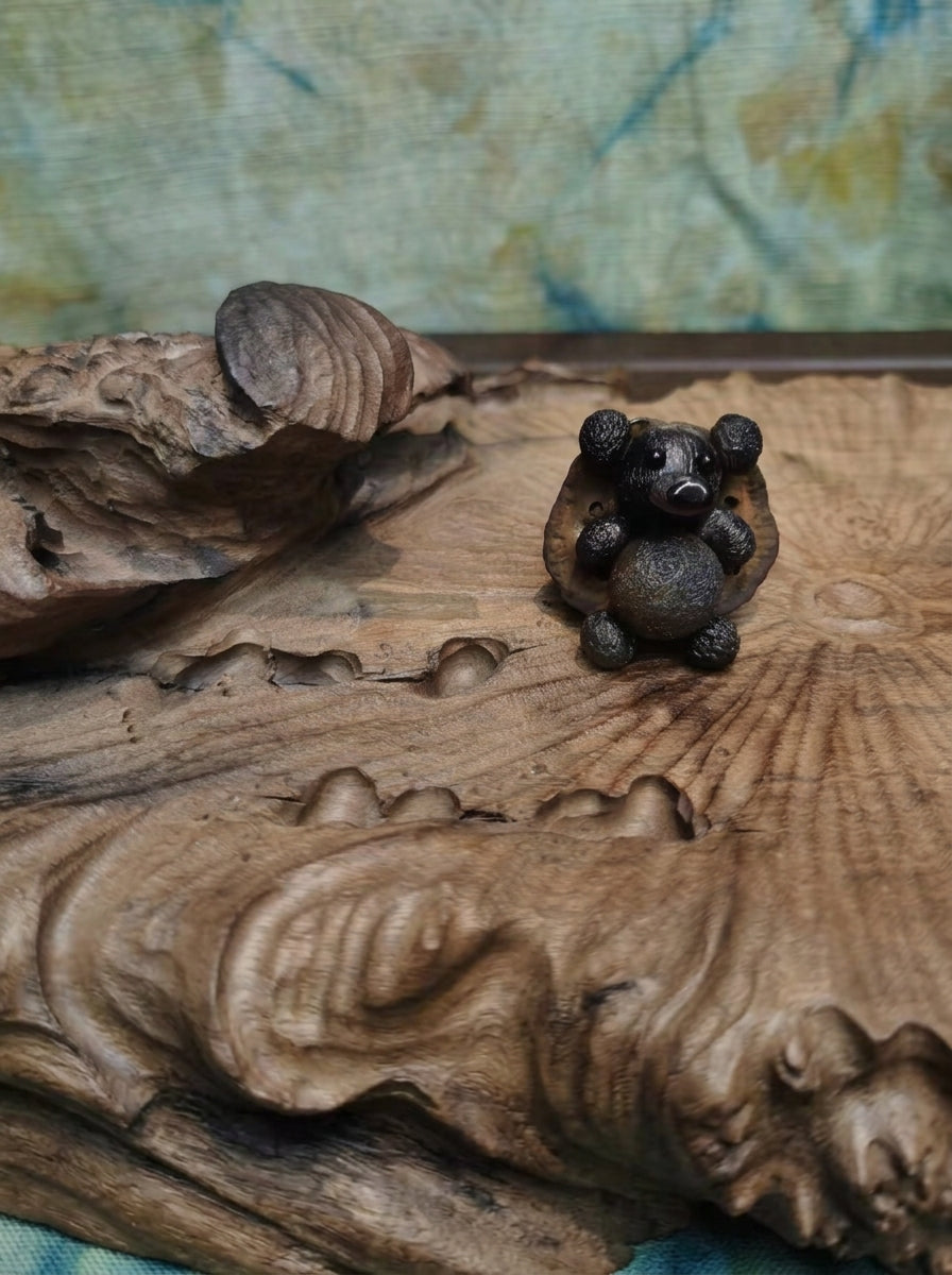 Animal Lotus Pod Stone Flower Décor