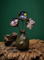 Animal Lotus Pod Stone Flower Décor