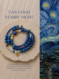 Starry Night Moonlight & Lapis Lazuli Bracelet