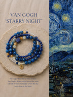 Starry Night Moonlight & Lapis Lazuli Bracelet