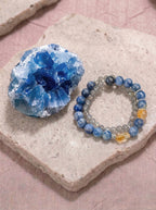Told Me Kyanite & Gray Moonstone Bracelet