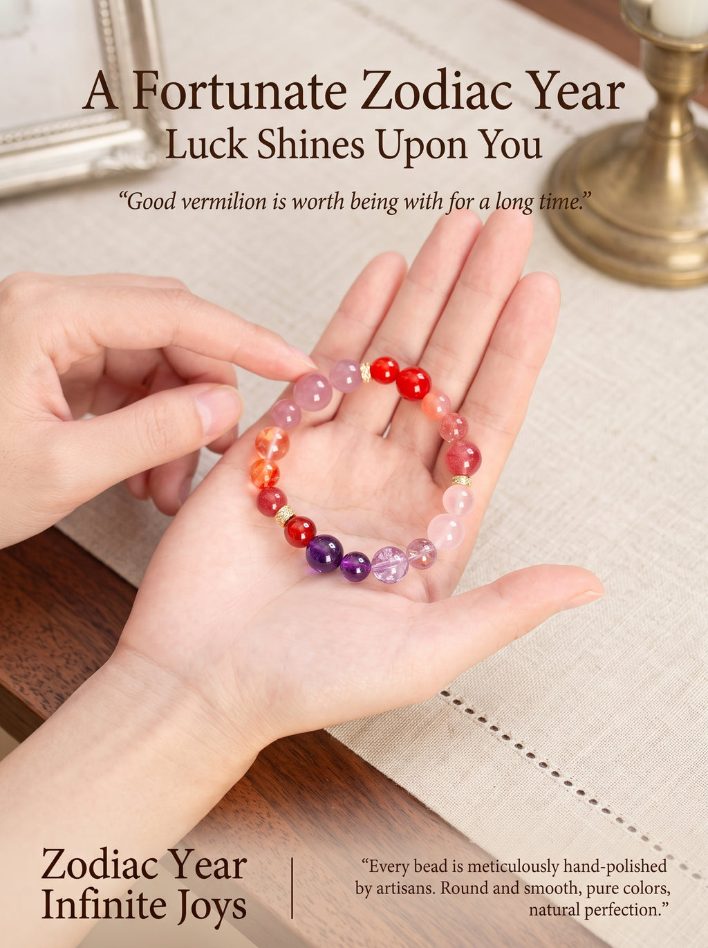 Five Elements Natural Stone Bracelet