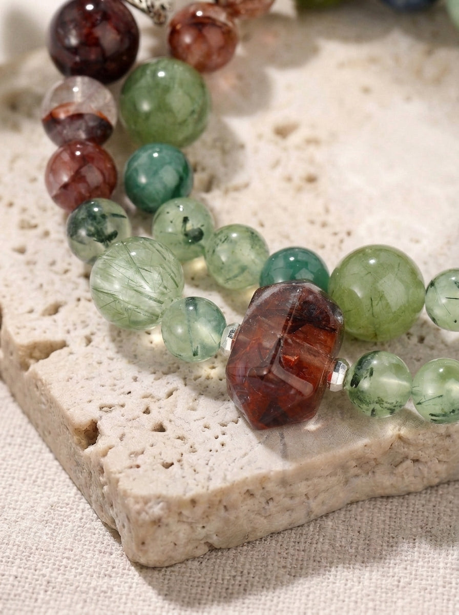 The Garden at Argenteui Prehnite Bracelet