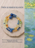 Summer Isles Blue Kyanite Yellow Quartz Bracelet