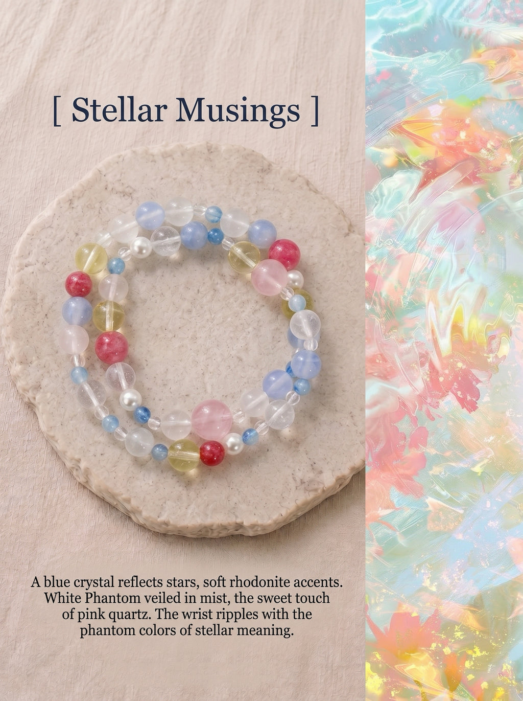 Starlit Whispers Multi-Gemstone Inspiration Bracelet