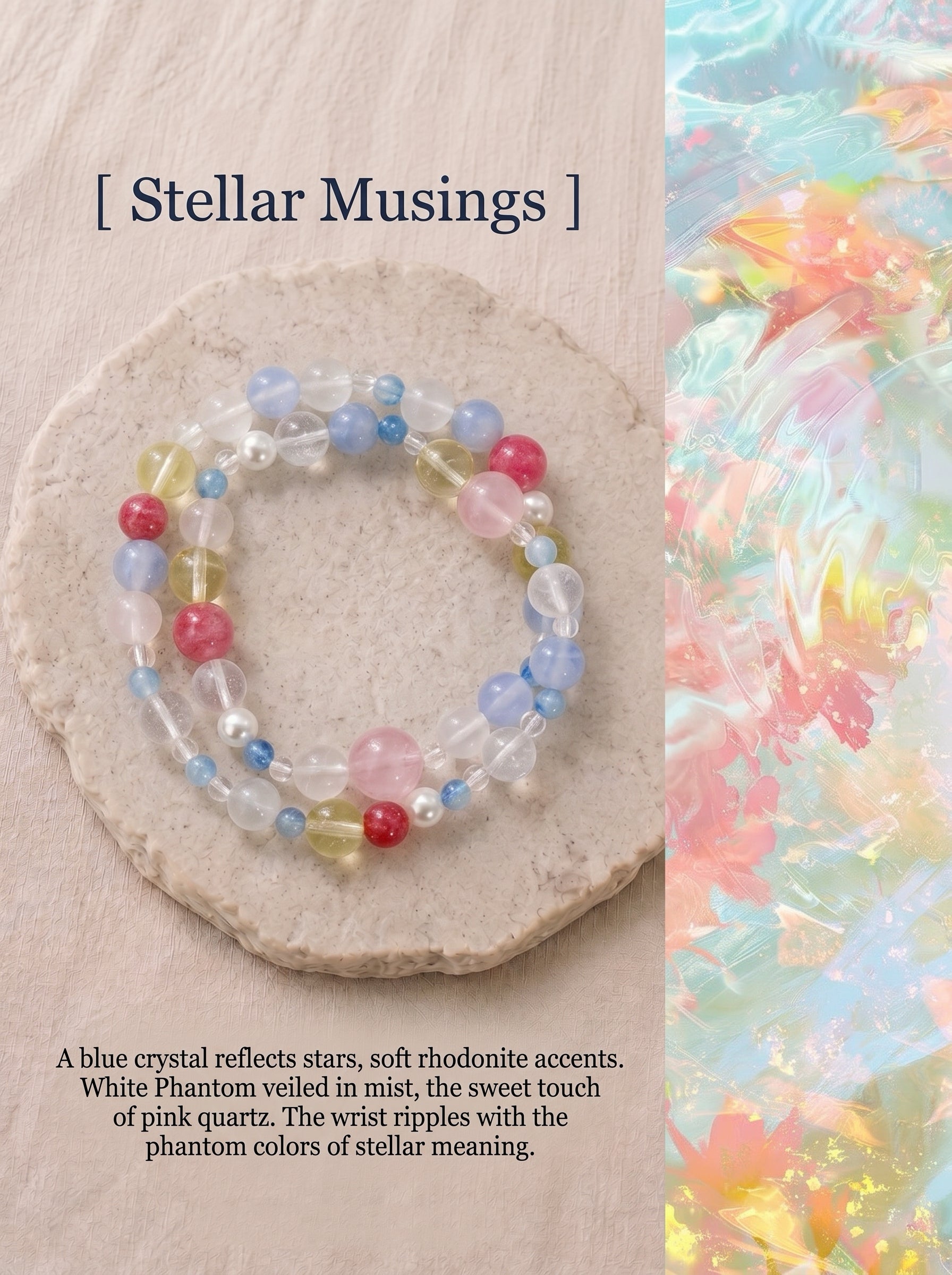 Starlit Whispers Multi-Gemstone Inspiration Bracelet