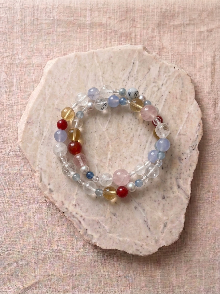 Starlit Whispers Multi-Gemstone Inspiration Bracelet