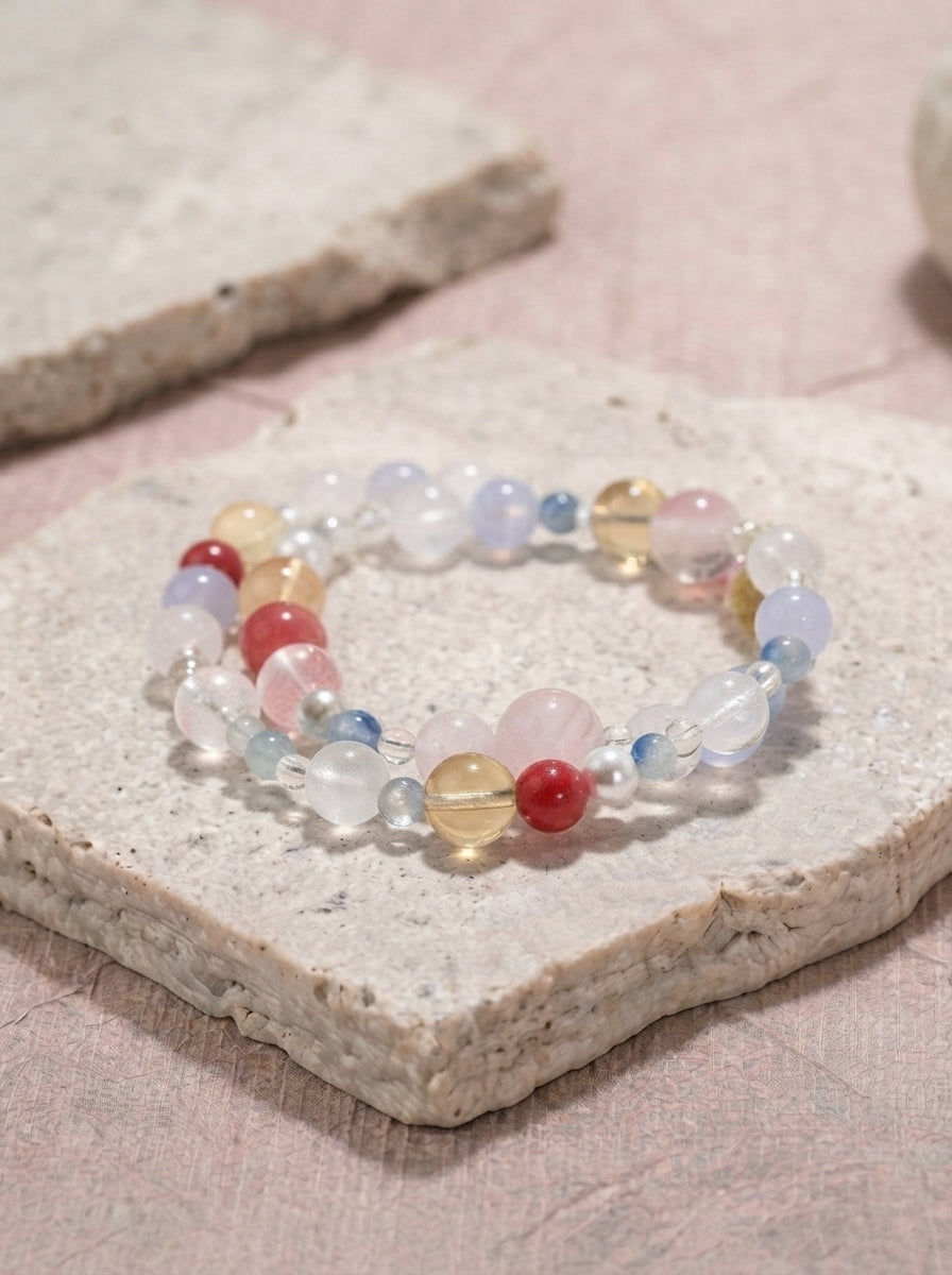 Starlit Whispers Multi-Gemstone Inspiration Bracelet
