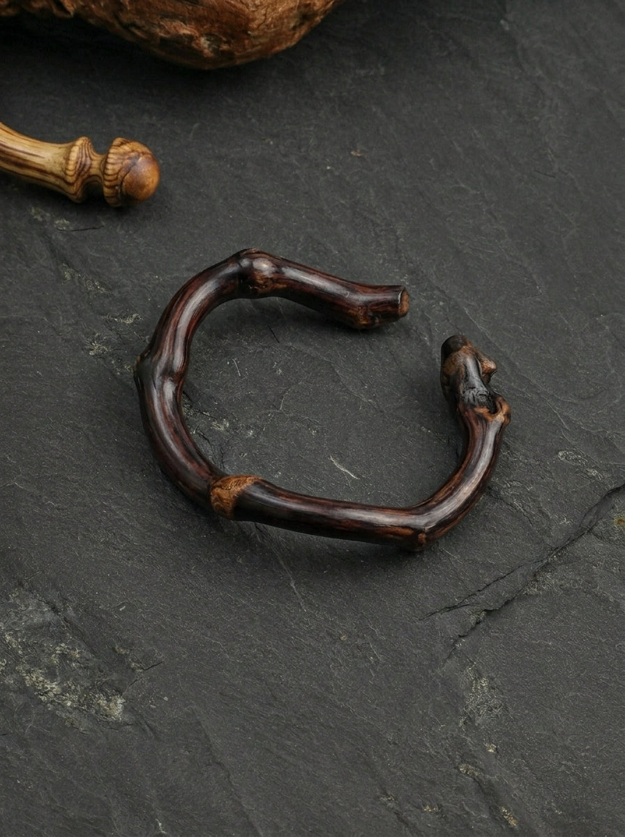 Diamant-Reben-Wurzel-Armreif - Bär
