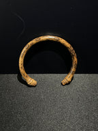 AuraSwallow - Deer Pattern Bamboo Bangle