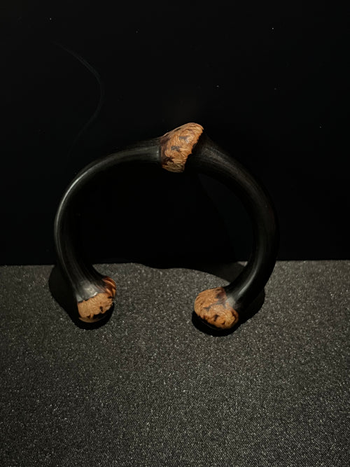 AuraSwallow - Diamond Vine Root Bangle - Bear