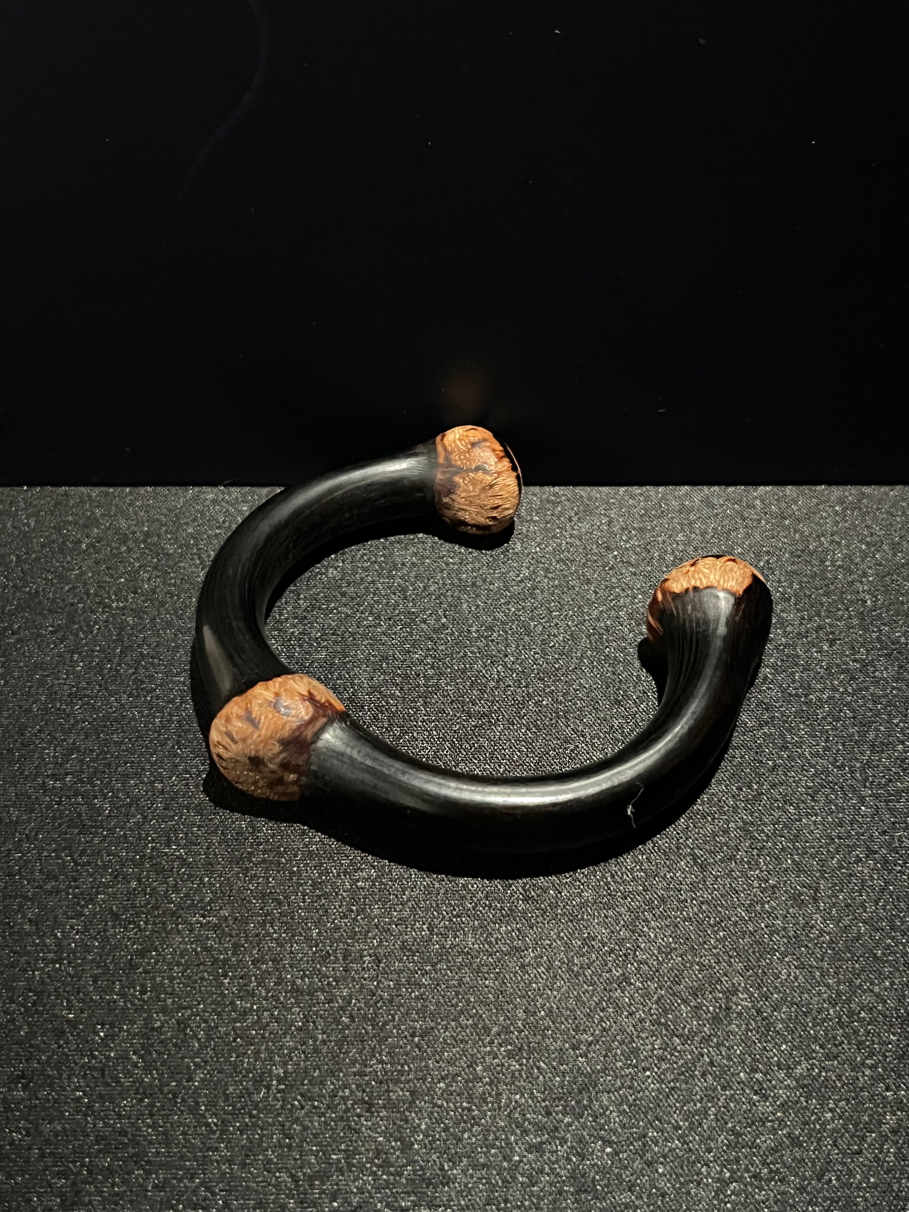 AuraSwallow - Diamond Vine Root Bangle - Bear