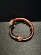 AuraSwallow - Double-Knot Diamond Vine Root Bangle - Bear