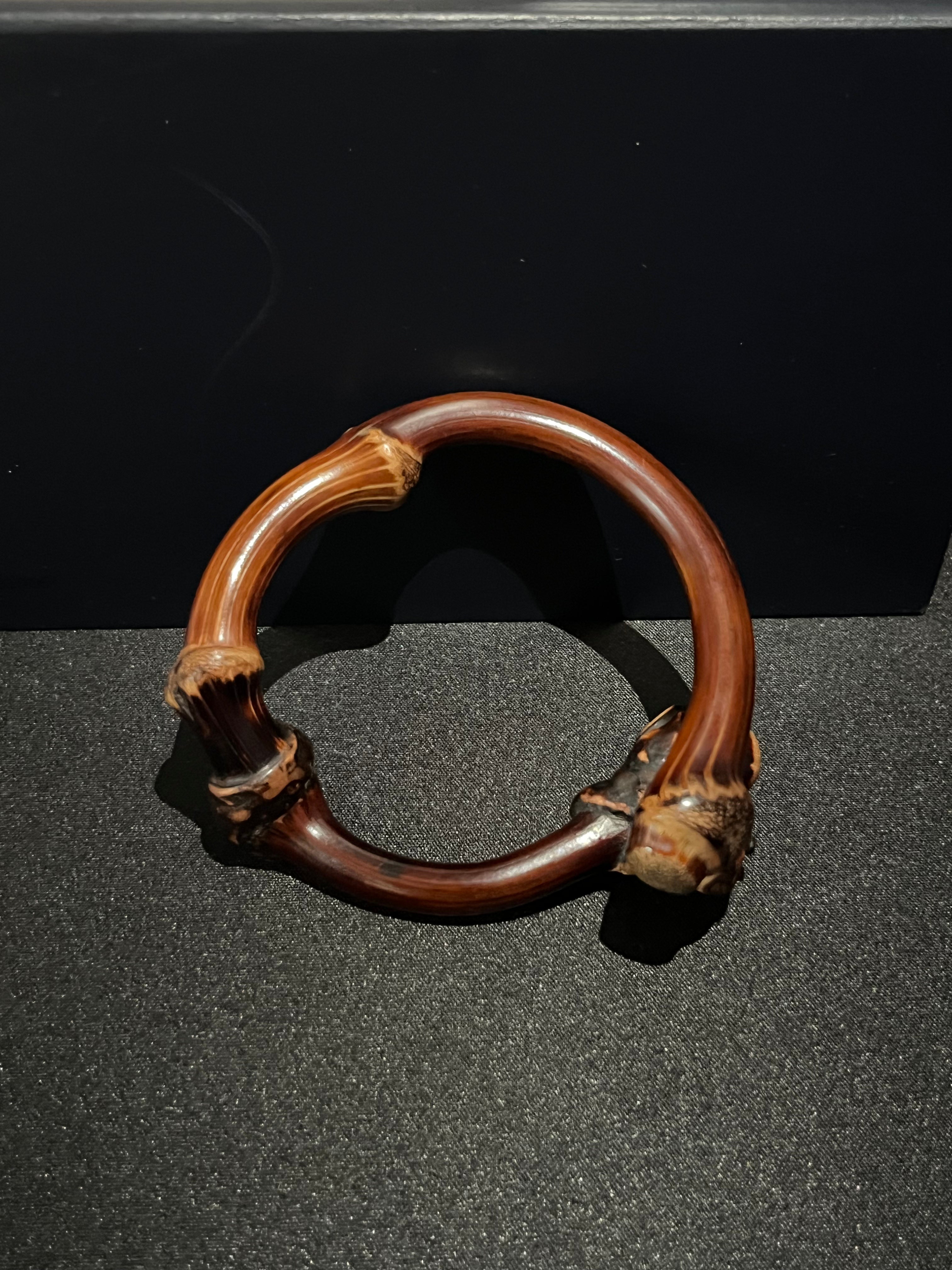 AuraSwallow - Big Head Diamond Vine Root Bangle