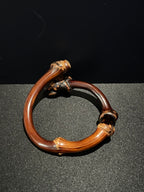 AuraSwallow - Big Head Diamond Vine Root Bangle