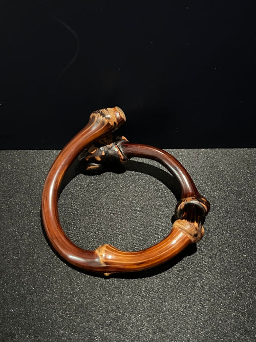 AuraSwallow - Big Head Diamond Vine Root Bangle