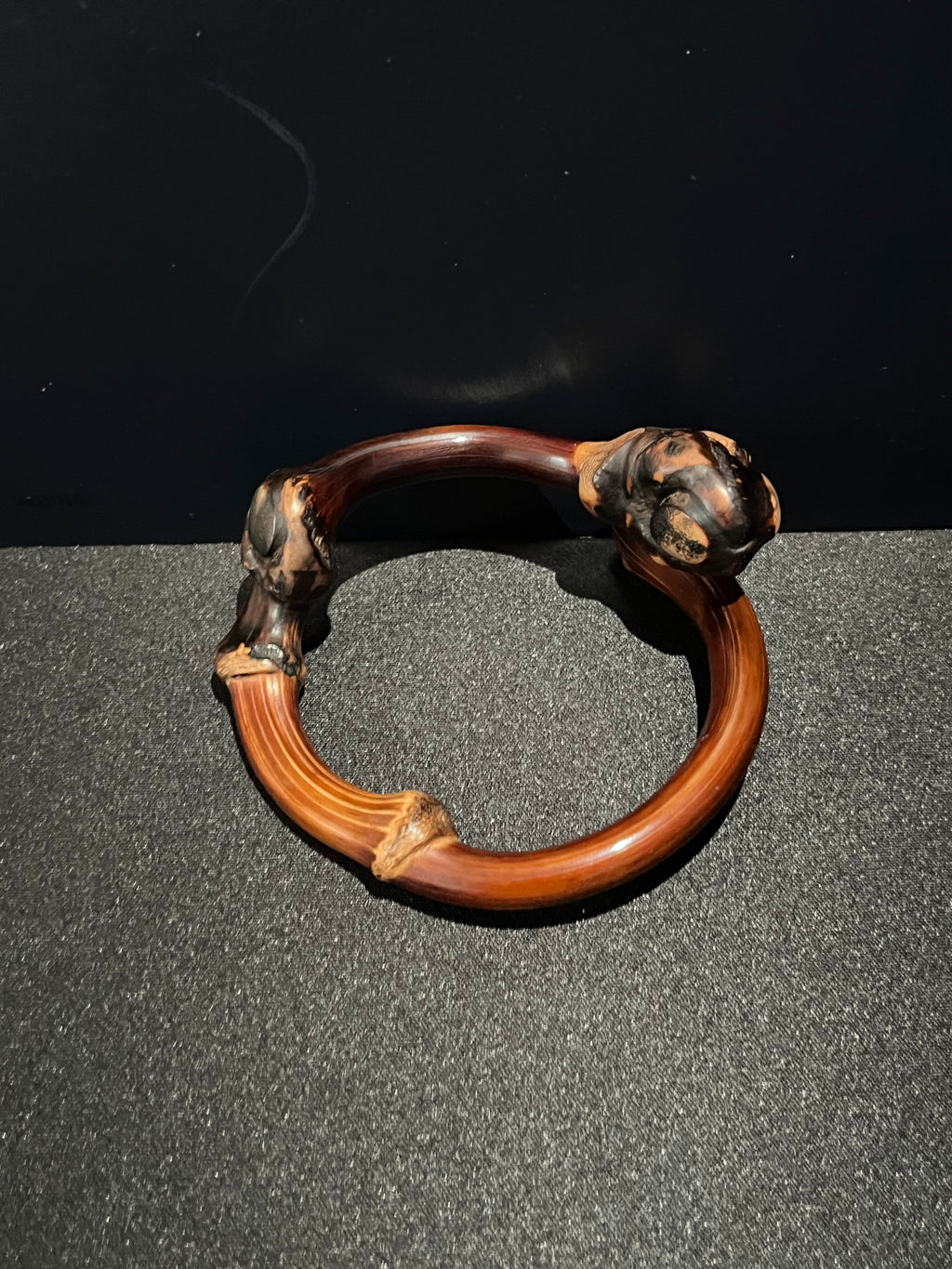 AuraSwallow - Big Head Diamond Vine Root Bangle