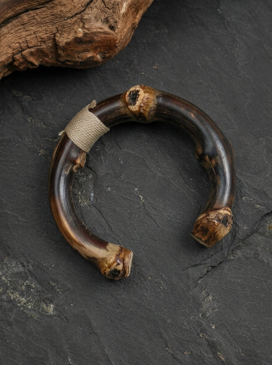 Vajra Vine Tibetan Style Wooden Bracelet