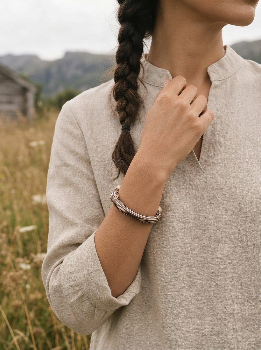 Golden Silk Maple Vine Bracelet