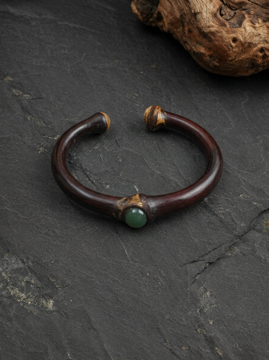 Diamant-Reben-Wurzel-Armreif - Bär