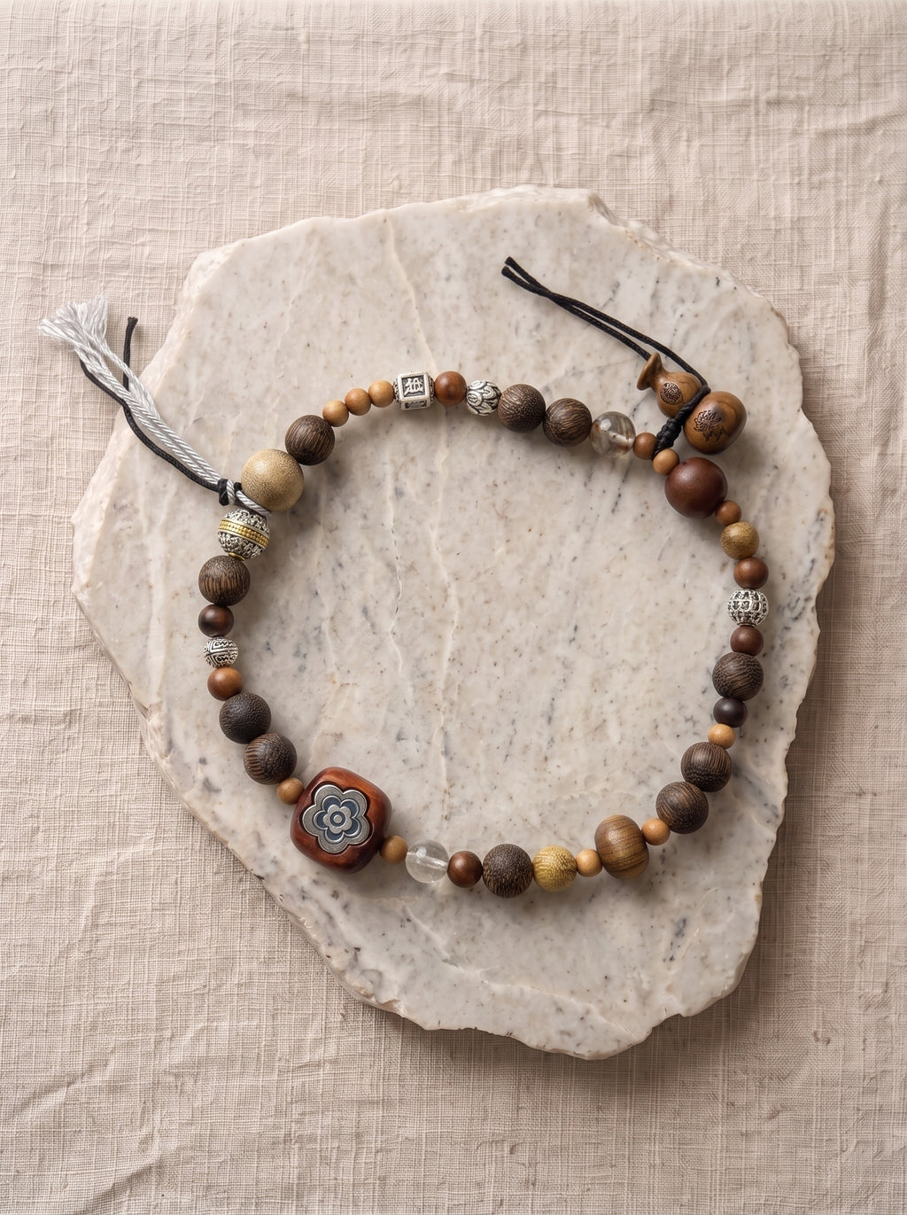 Thunderstruck Wood Gourd Bracelet