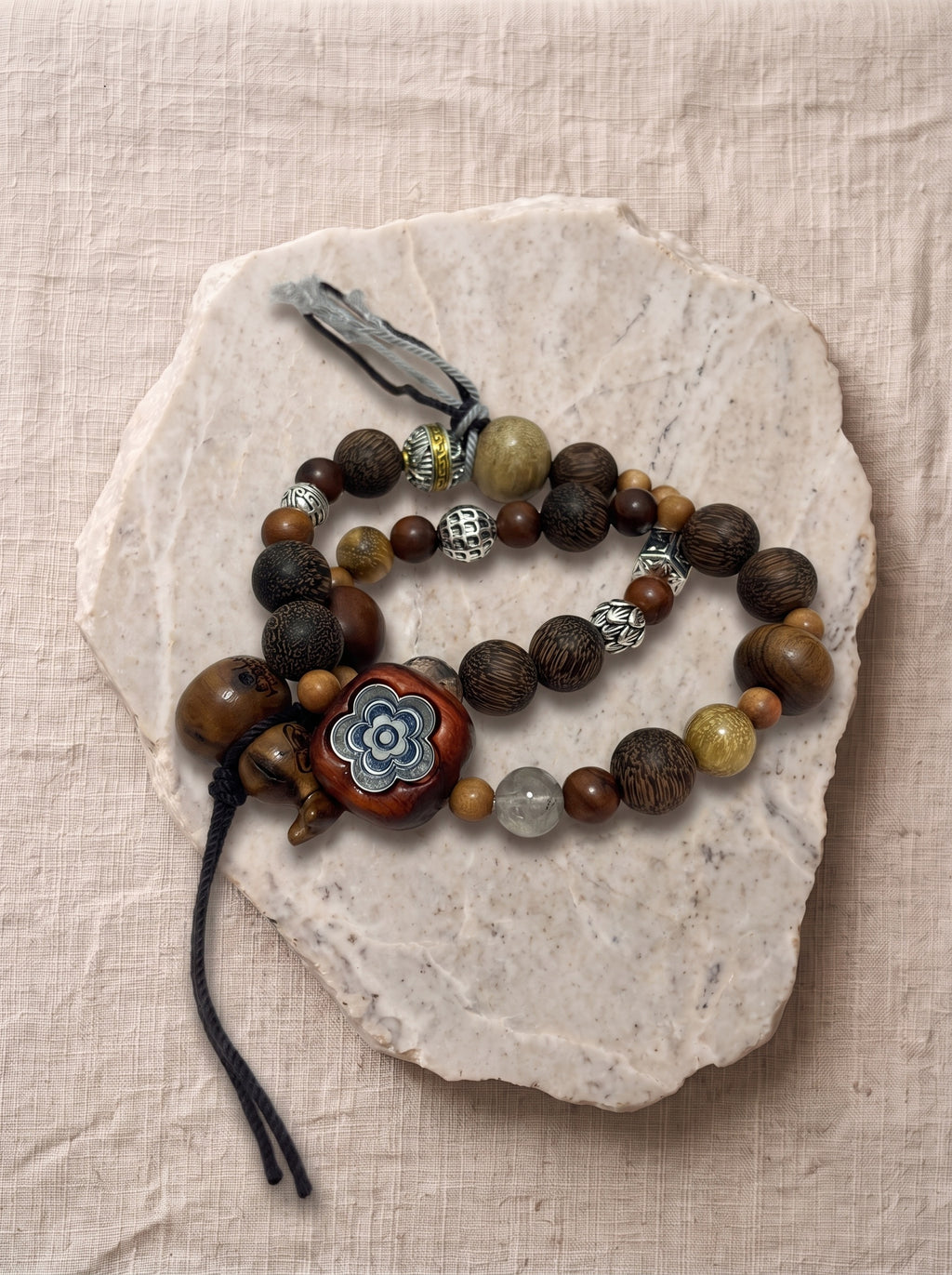 Thunderstruck Wood Gourd Bracelet
