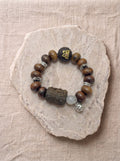 Black Rosewood Stump Bead Bracelet