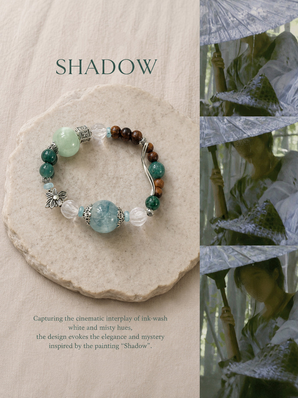 Shadow Blue Fluorite Bracelet