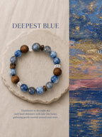 Indigo Serenity Agarwood Bracelet