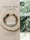 Pearwood Begonia Jade Bracelet