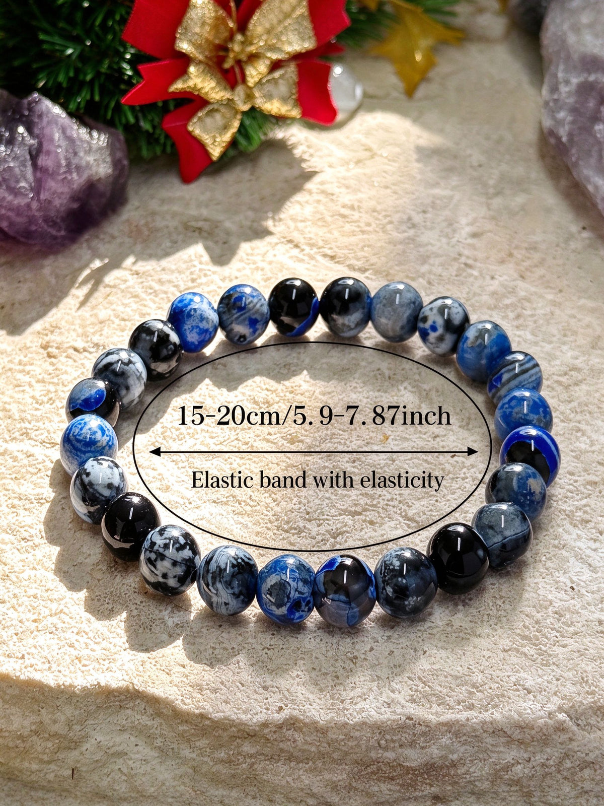 Fire Agate Energy Bracelet - 8mm