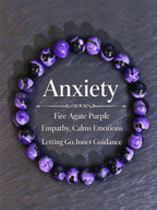 Fire Agate Energy Bracelet - 8mm